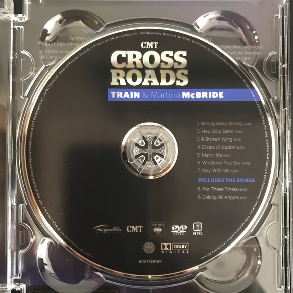CMT Crossroads DVD Train & Martina McBride - Picture 2 of 4
